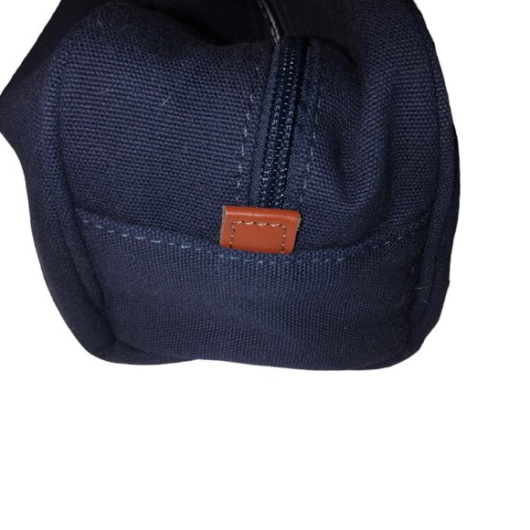 MY STYLE BAGS ITALY NEW NWT blue red stripe high quality makeup bag "MTP" - Picture 6 of 7